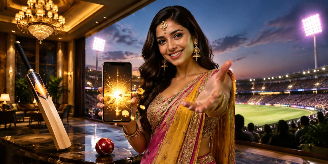 Players enjoying cricket betting on mobile devices in India